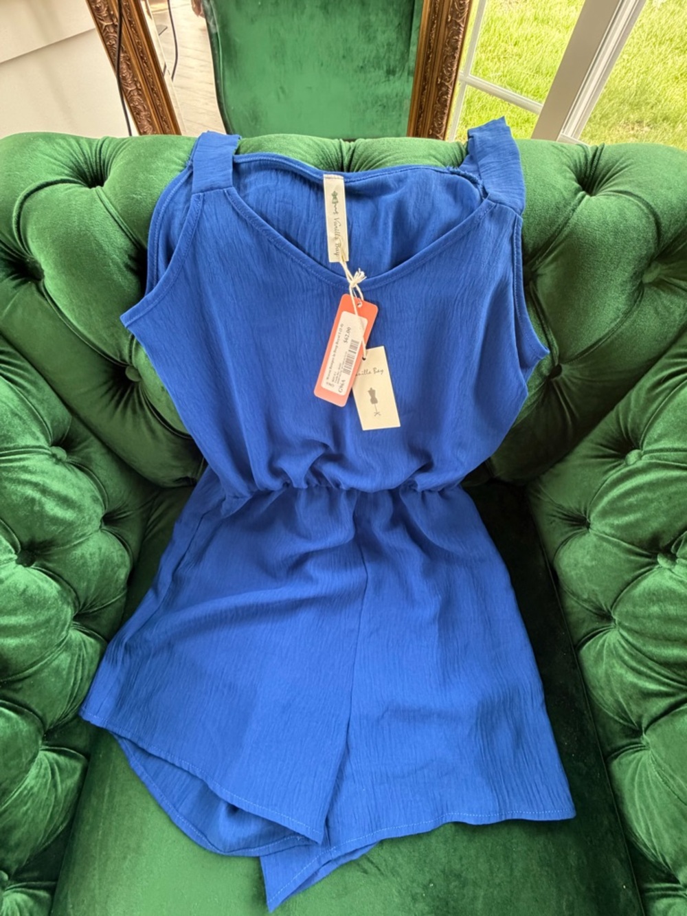 Vanilla Bay Cobalt Blue Sleeveless Top